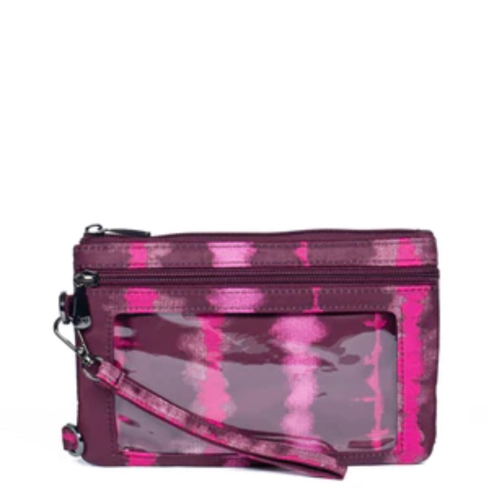 NWOT lug Peekaboo Pouch in Shibori Wine